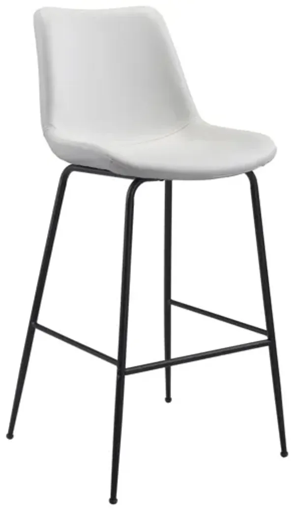 Byron Bar Chair White