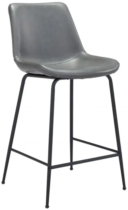 Byron Counter Chair Gray