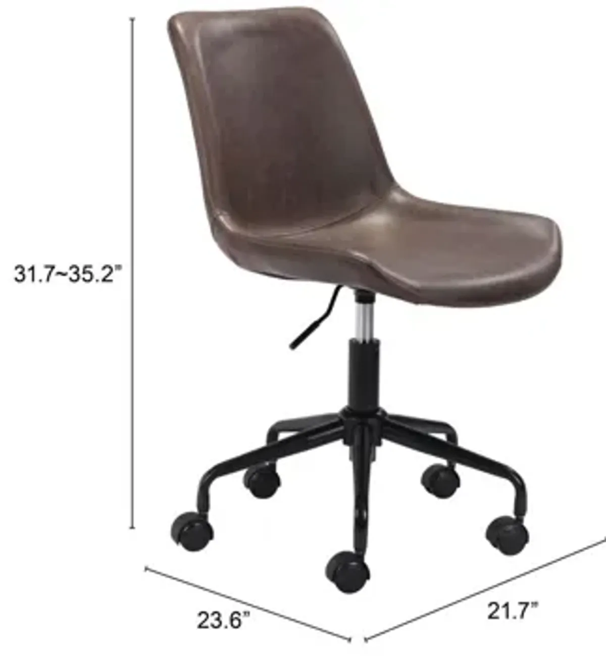 Byron Office Chair Brown