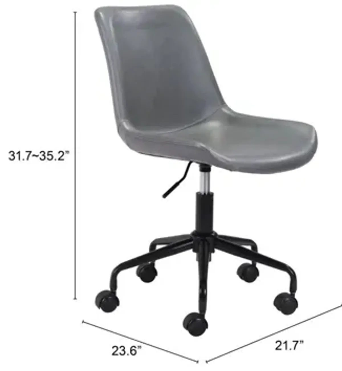 Byron Office Chair Gray