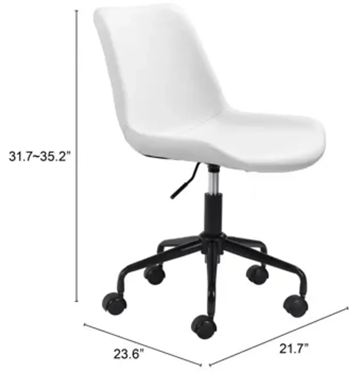 Byron Office Chair White