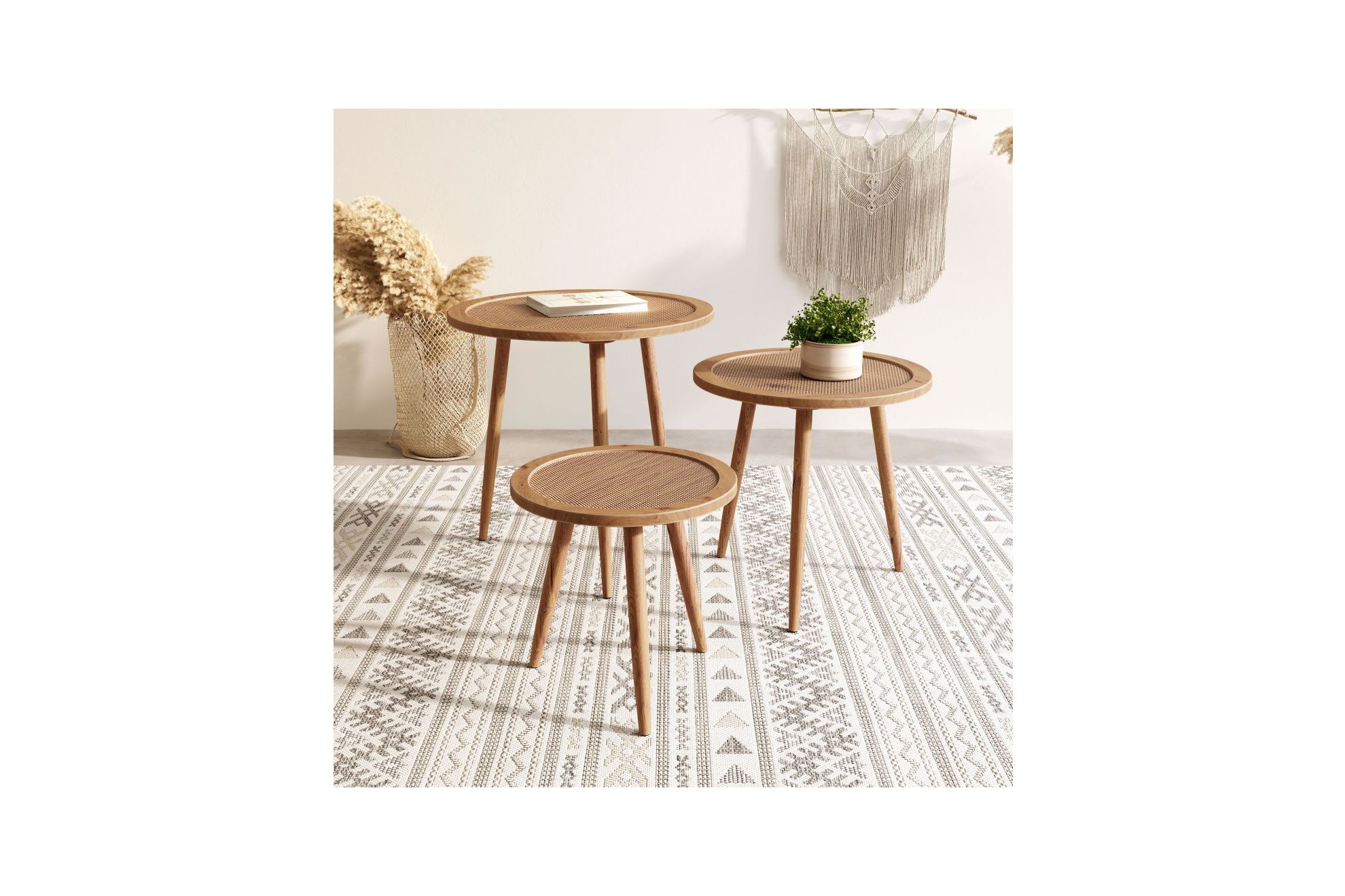 Paul Accent Tables (Set of 3) Natural