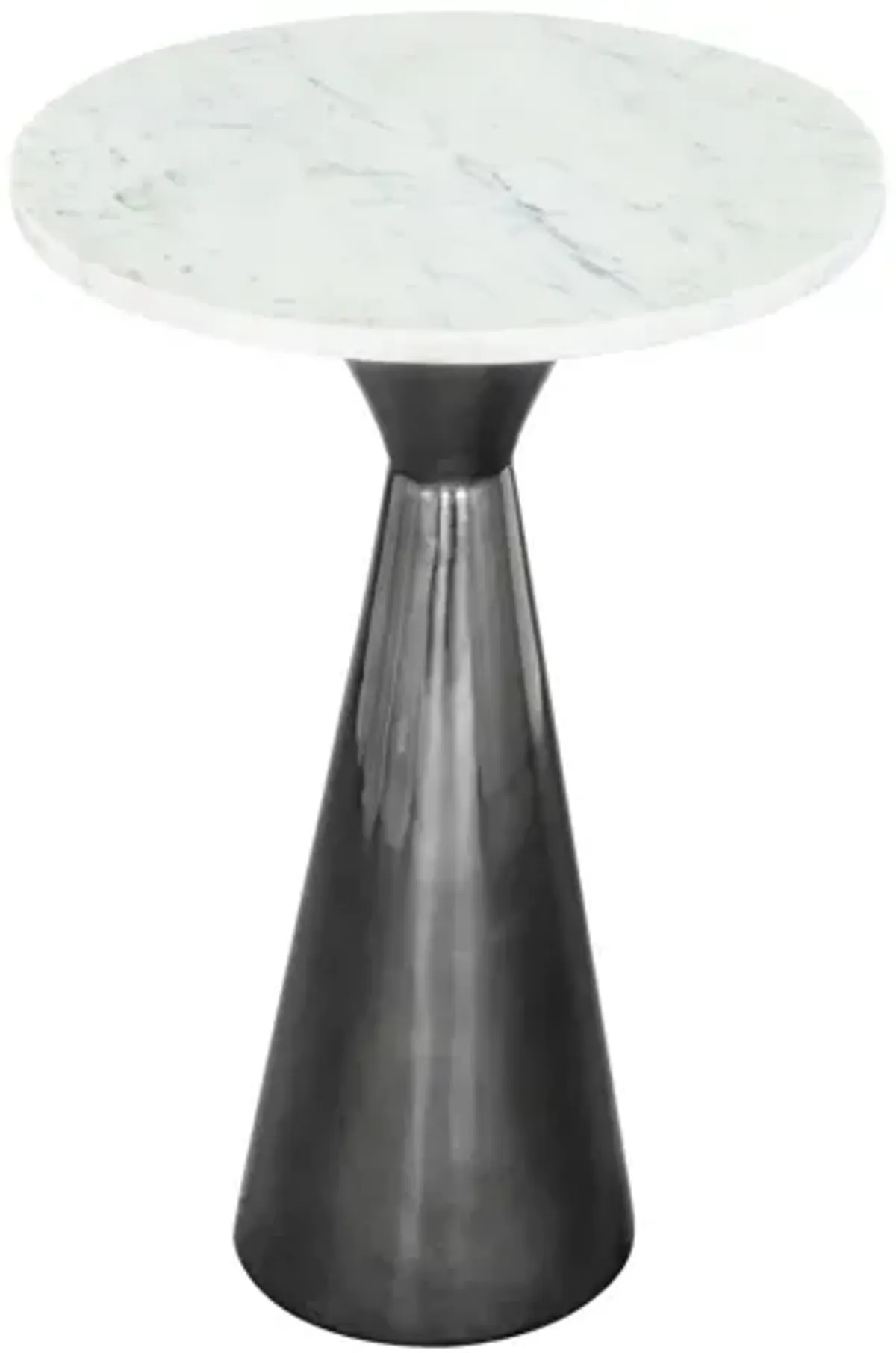 Tim Side Table White & Black