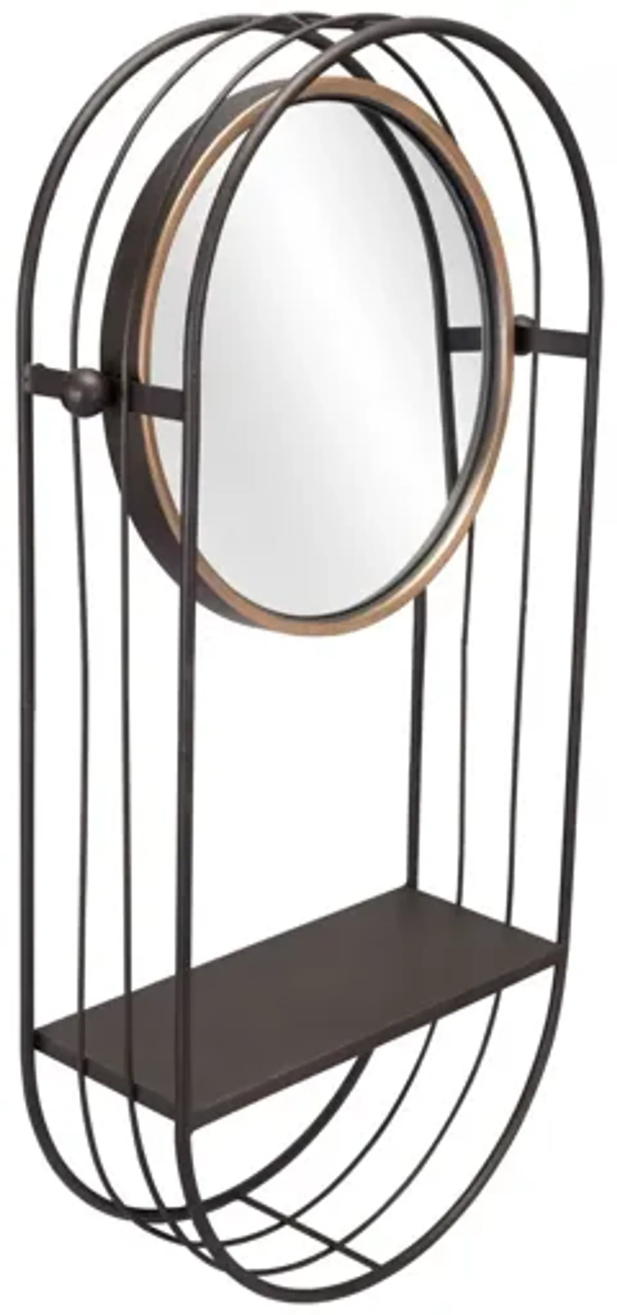 Saroni Mirror Shelf Gray