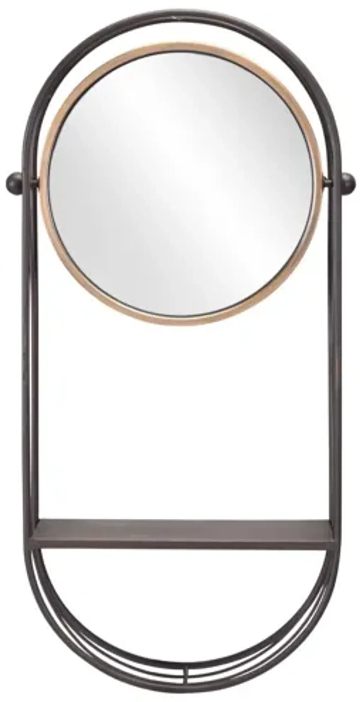 Saroni Mirror Shelf Gray