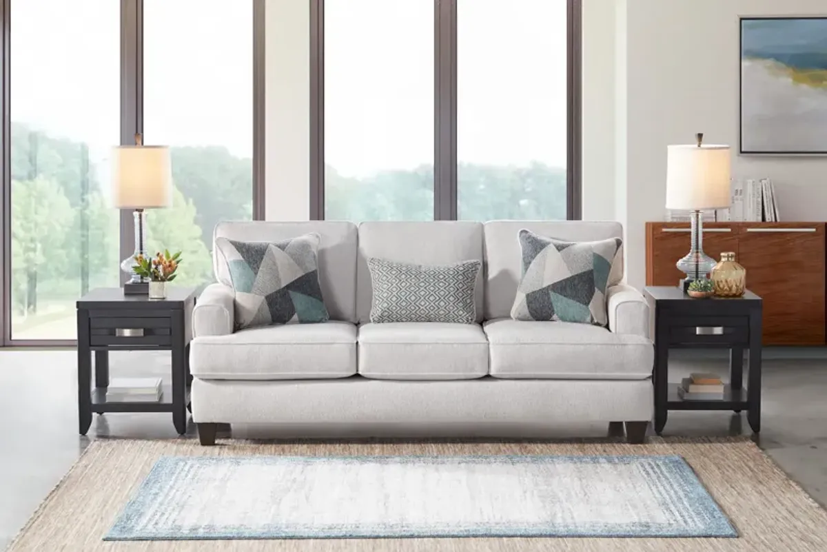 Ribbed Deep Blue Table Lamp