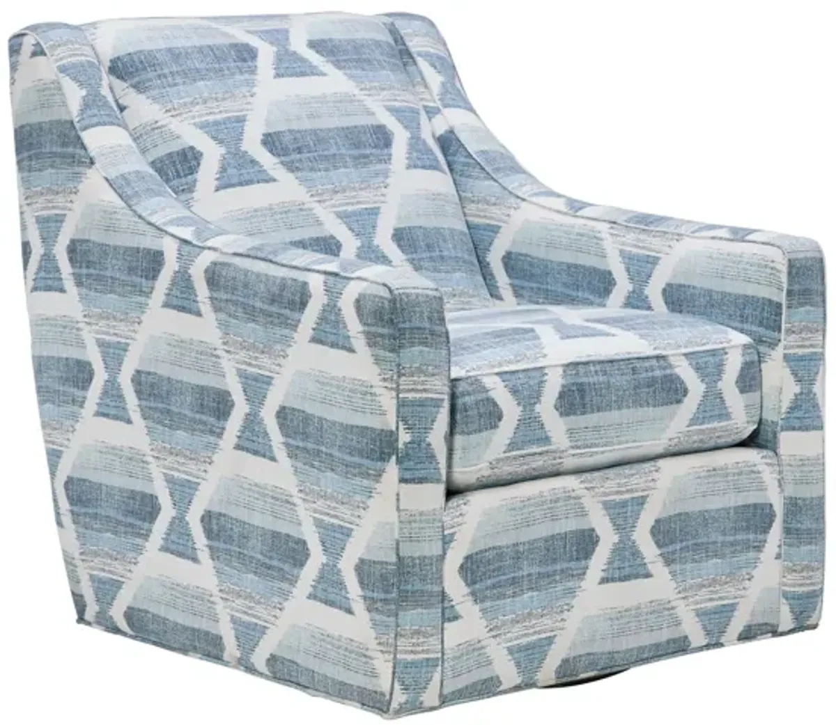 Bulova Indigo Swivel Accent Chair