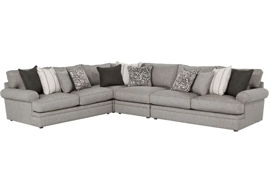 Lincoln Stone 4-Piece Sectional