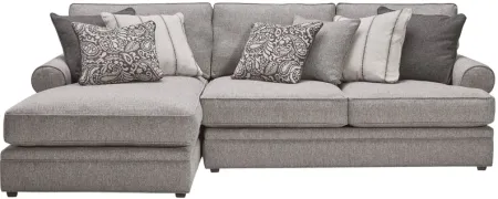 Lincoln Stone 2-Piece Sectional with Left Arm Facing Chaise