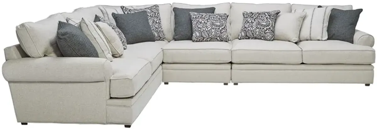 Lincoln Putty 4-Piece Sectional