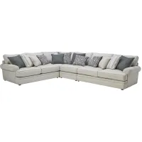 Lincoln Putty 4-Piece Sectional