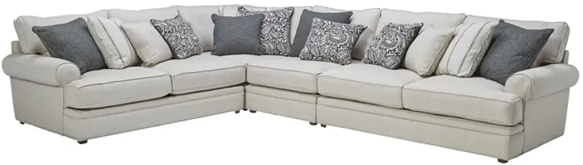 Lincoln Putty 4-Piece Sectional