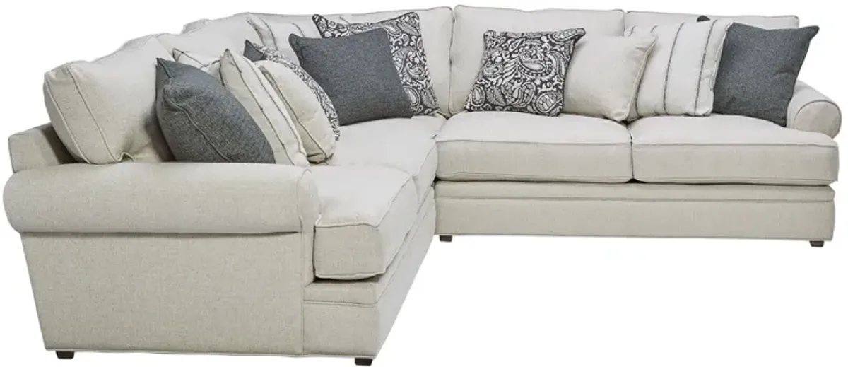 Lincoln Putty 3-Piece Sectional