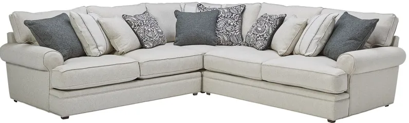 Lincoln Putty 3-Piece Sectional