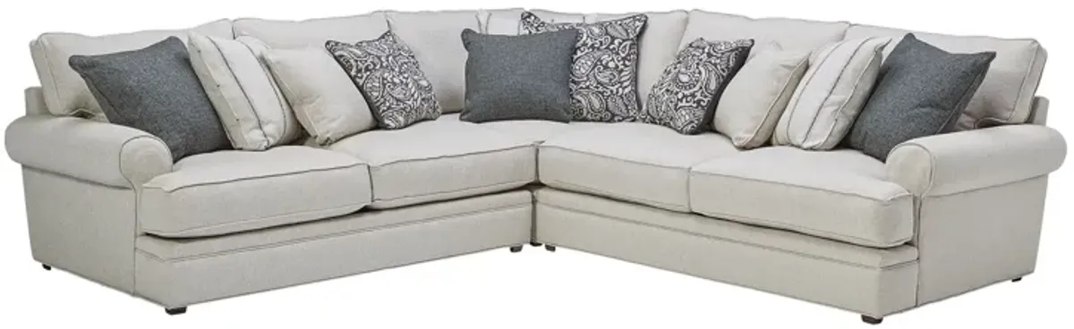 Lincoln Putty 3-Piece Sectional