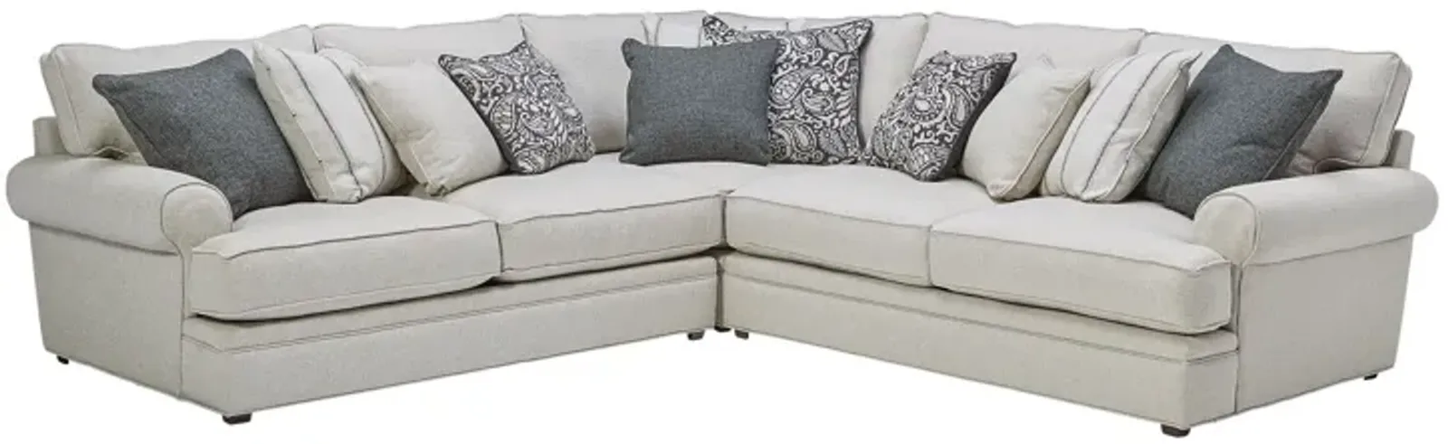 Lincoln Putty 3-Piece Sectional