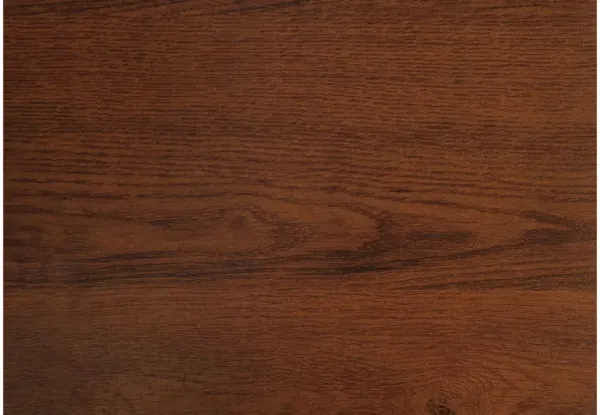 Cherry Adjustable Height Black Metal Computer Desk