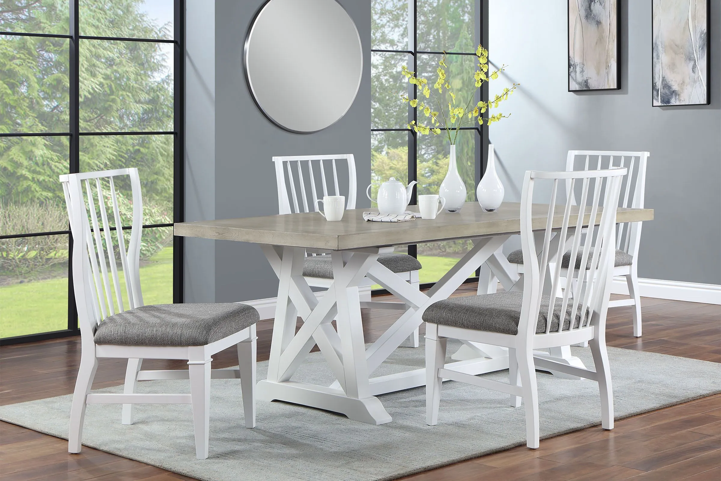 Haven Dining Table + 4 Chairs