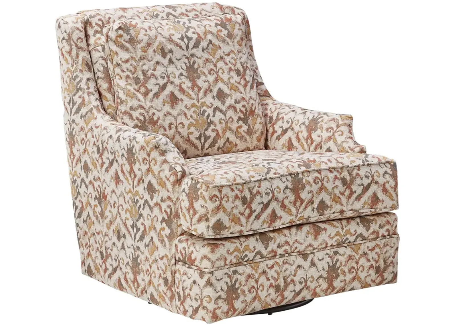 Bolero Flame Swivel Glider Accent Chair by Southern Motion