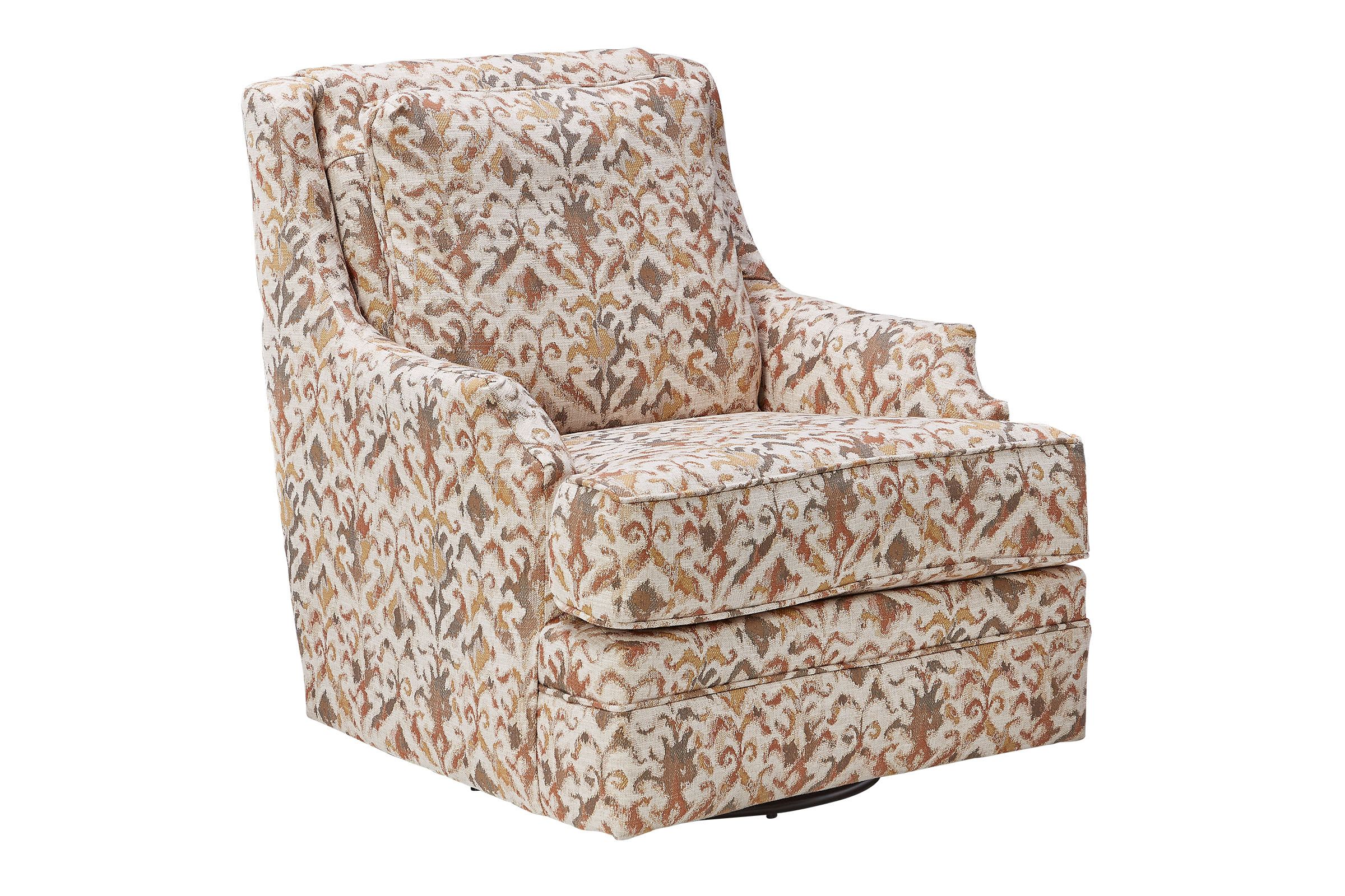 Bolero Flame Swivel Glider Accent Chair by Southern Motion