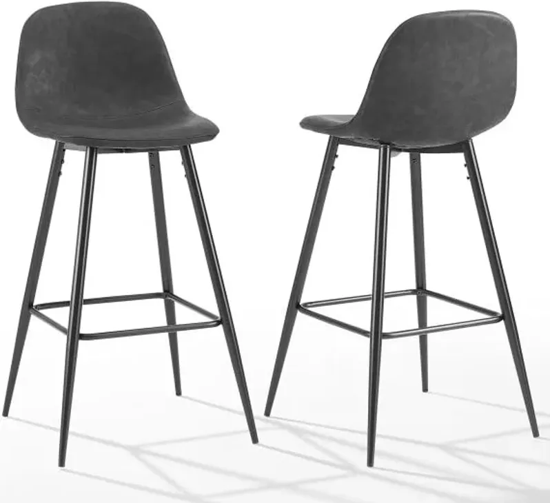 Weston Black Bar Stool Set