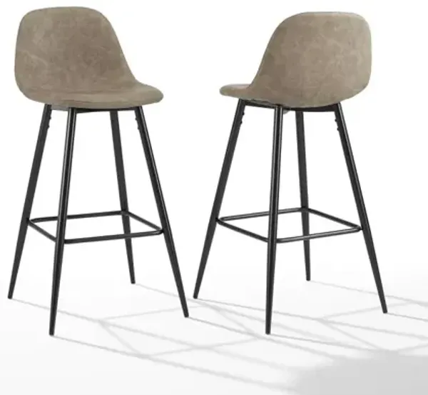 Weston Brown Bar Stool Set