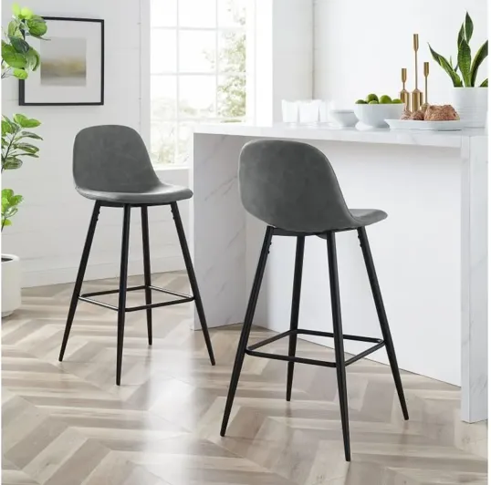 Weston Grey Bar Stool Set