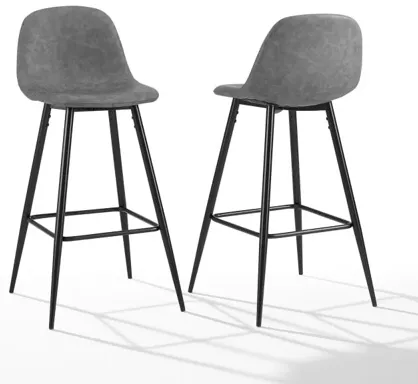 Weston Grey Bar Stool Set