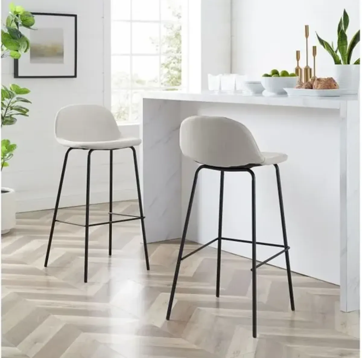 Riley Oatmeal Bar Stool Set