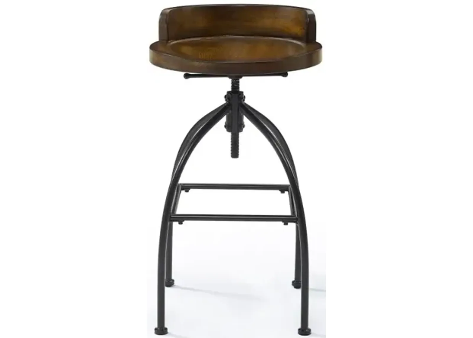 Edison Adjustable Height Swivel Stool