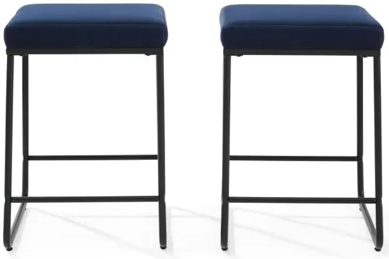 Beckett Navy Counter Stool Set