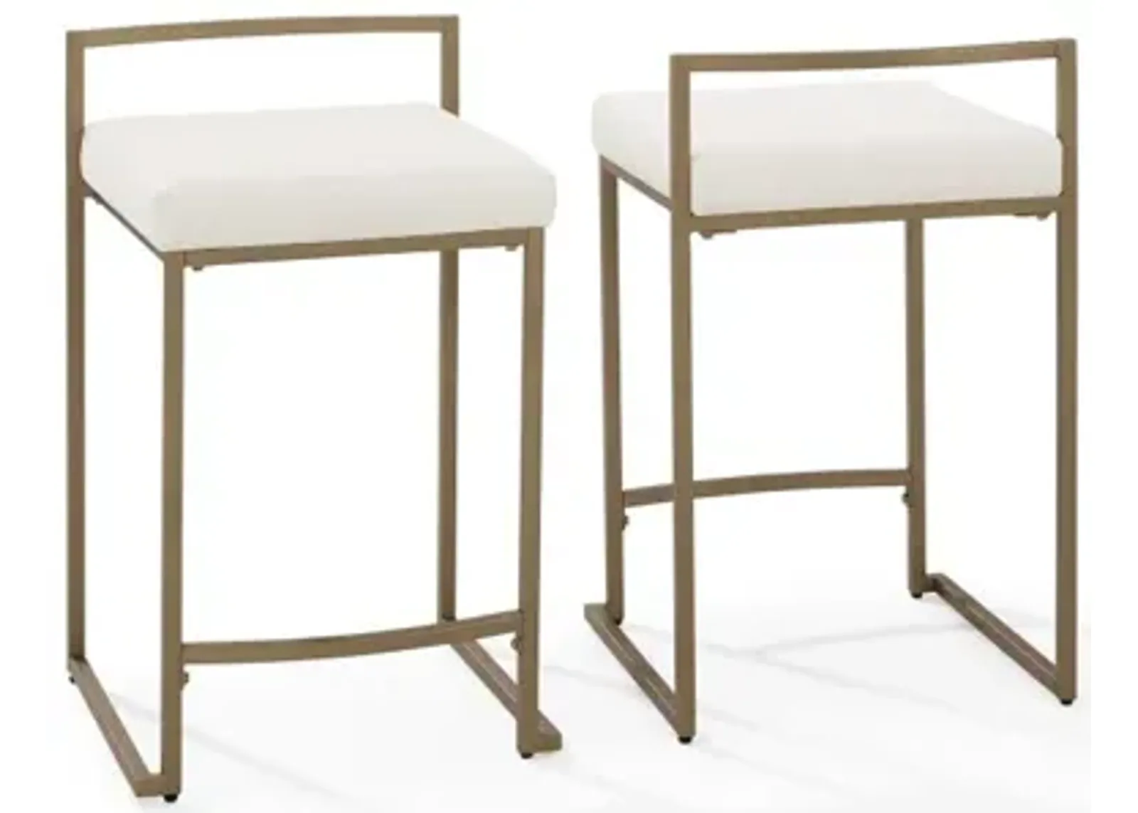 Harlowe Cream Counter Stool Set