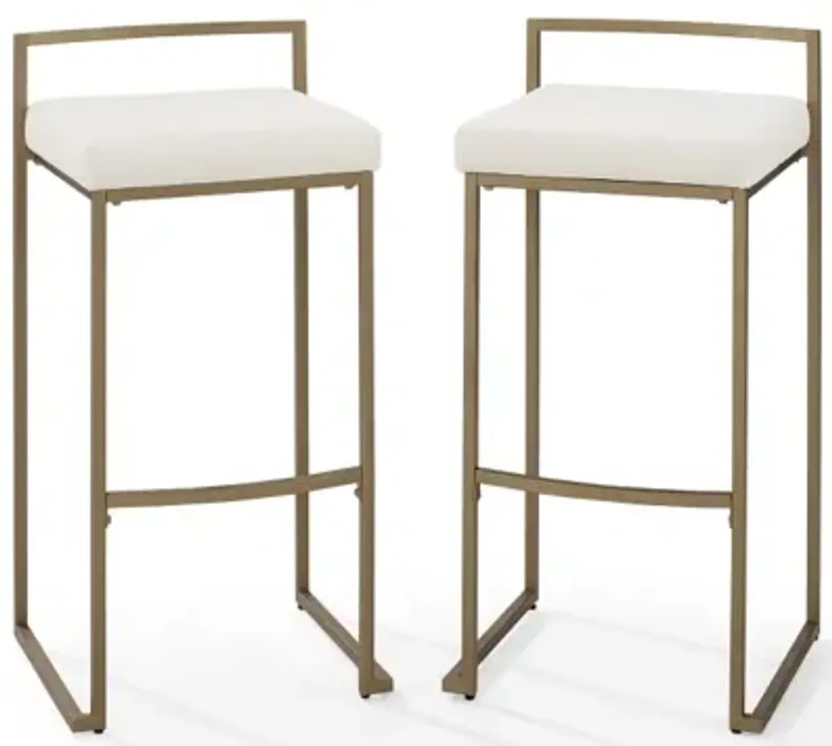 Harlowe Cream Bar Stool Set