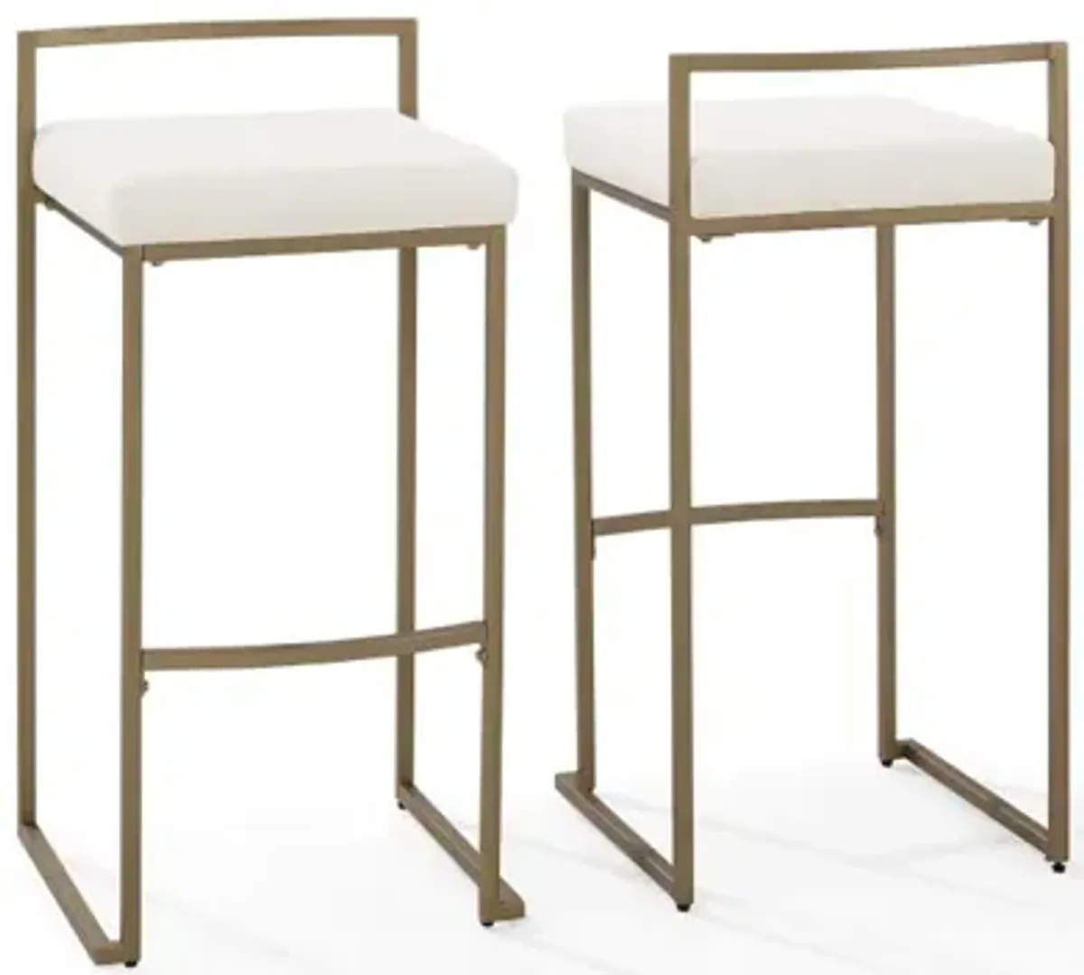 Harlowe Cream Bar Stool Set