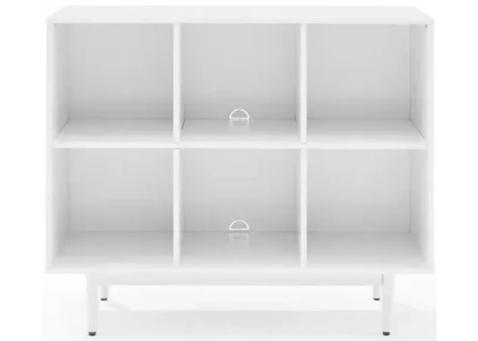 Liam White 6 Cube Bookcase