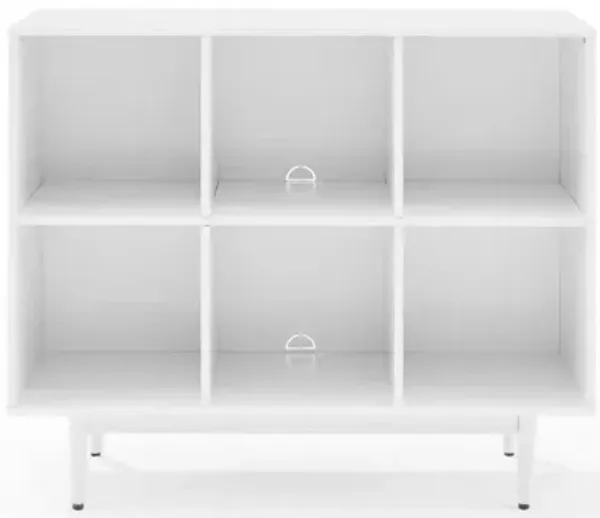 Liam White 6 Cube Bookcase