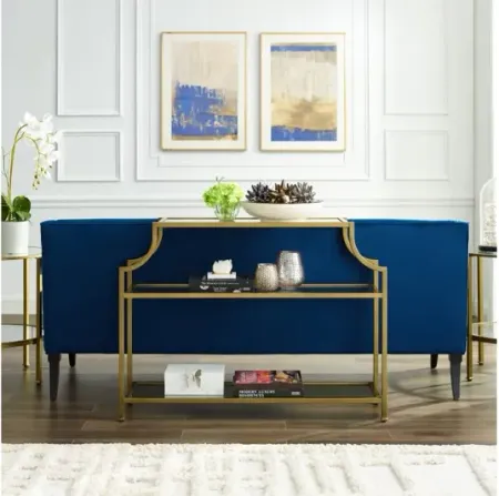 Aimee Gold Console Table