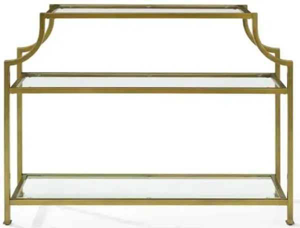 Aimee Gold Console Table