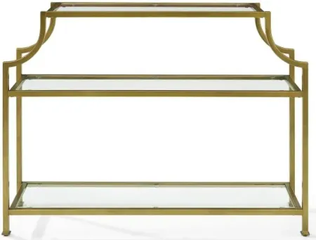 Aimee Gold Console Table