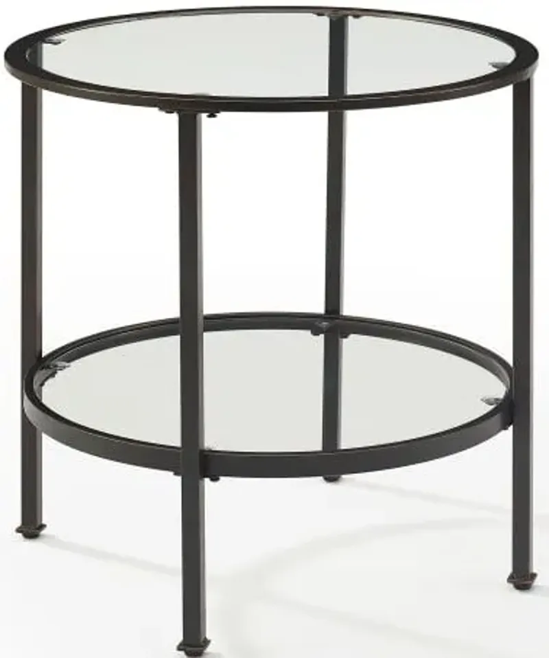 Aimee Bronze End Table