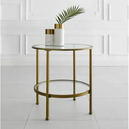 Aimee Gold End Table