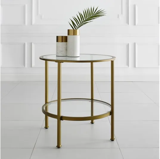 Aimee Gold End Table