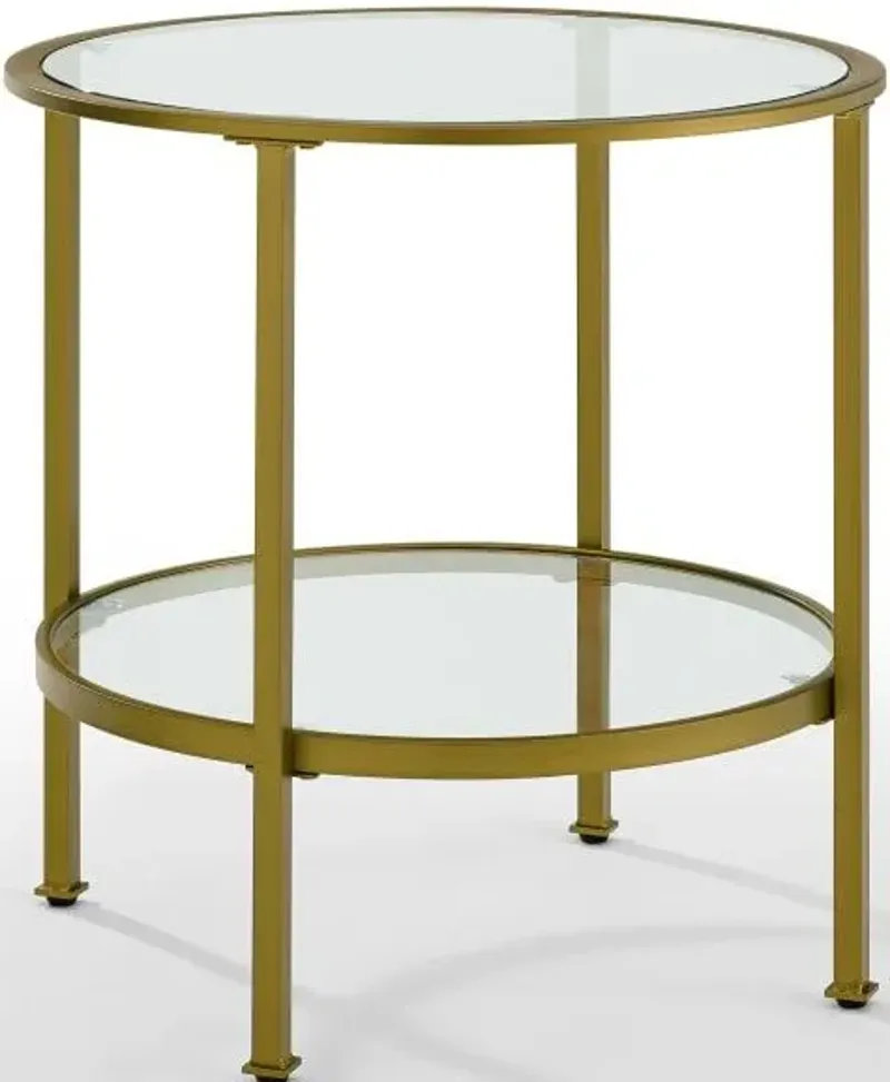 Aimee Gold End Table