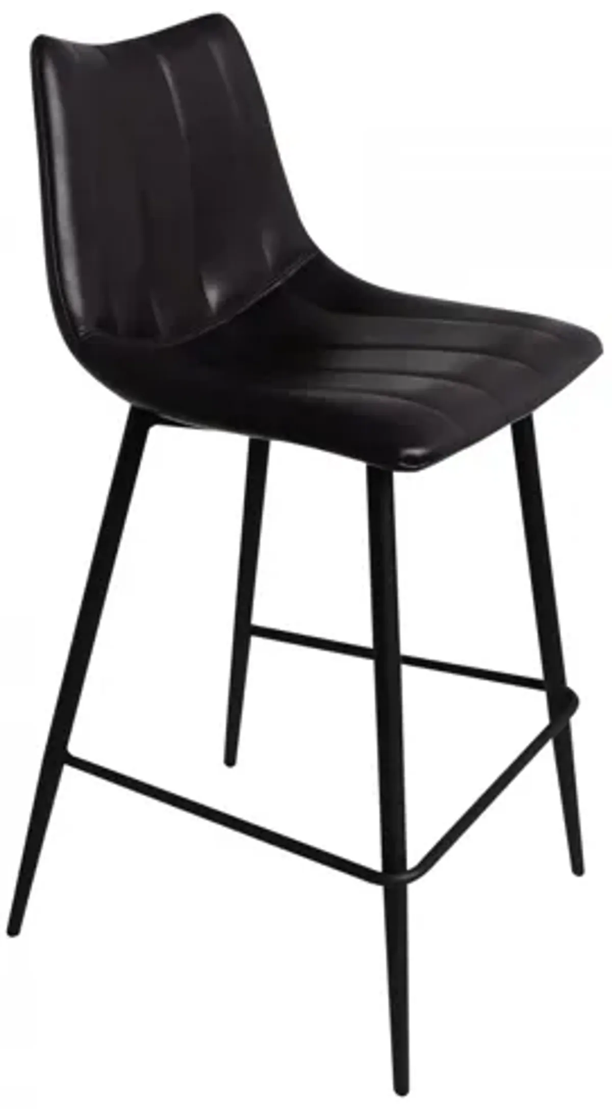 Alibi Counter Stool Matte Black, Set of 2