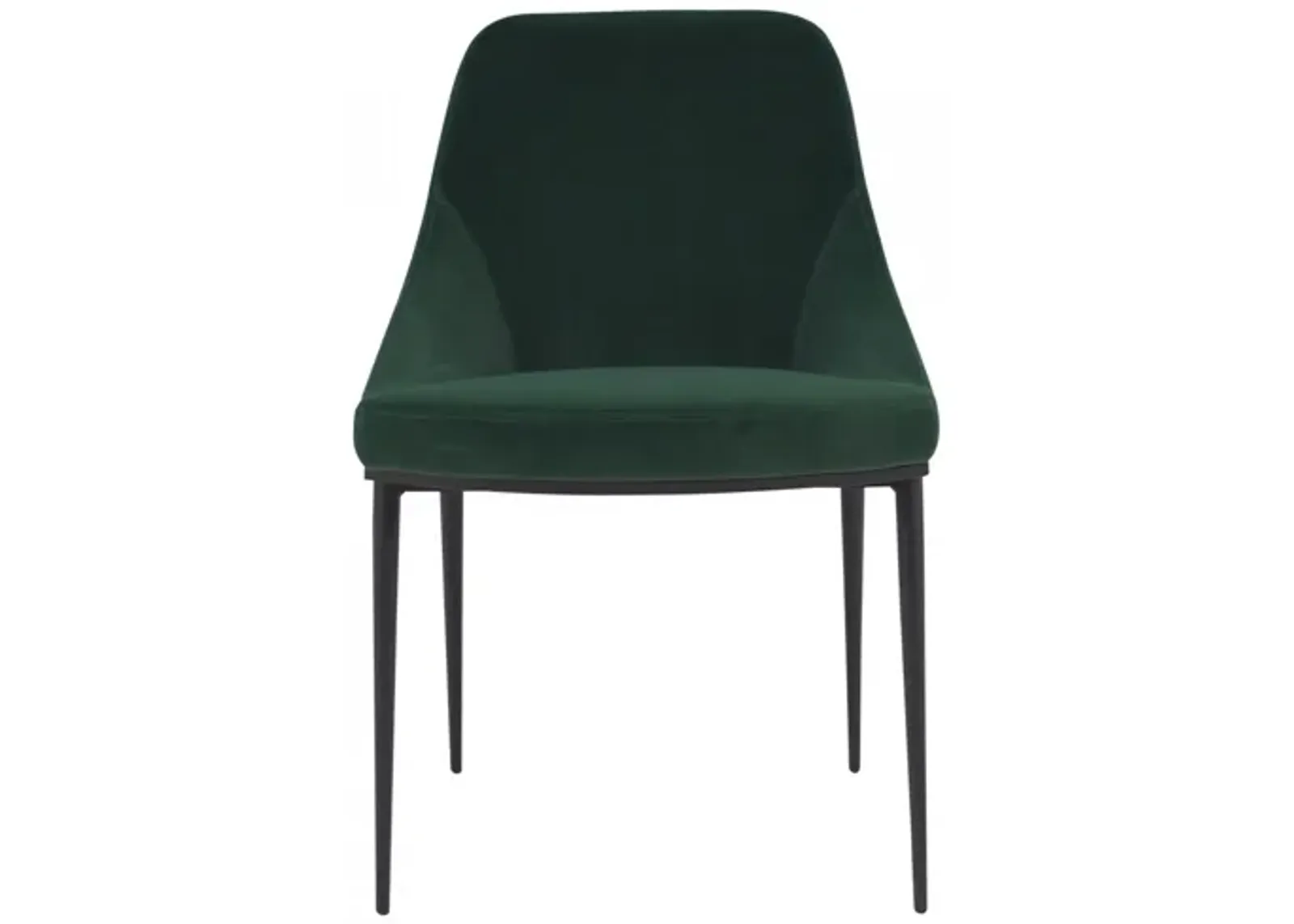 Sedona Dining Chair Green Velvet, Set of 2