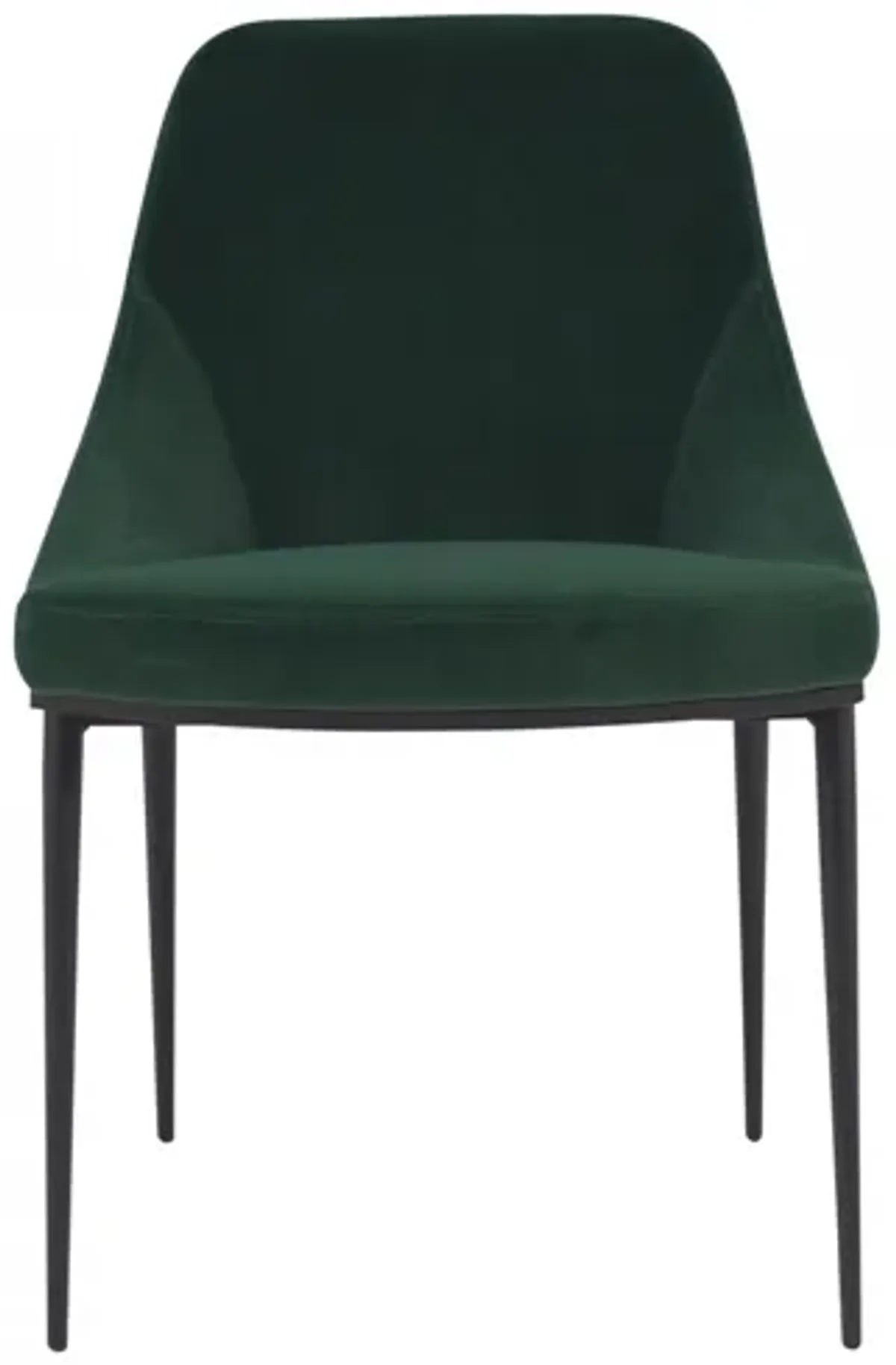 Sedona Dining Chair Green Velvet, Set of 2