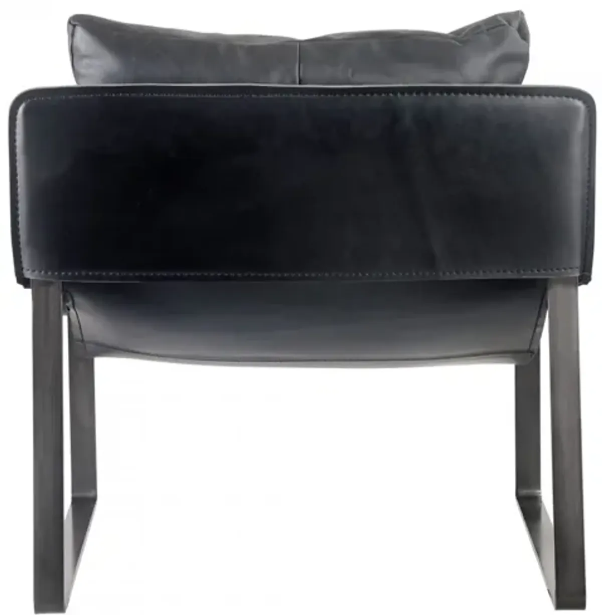 Connor Club Chair Onyx Black Leather