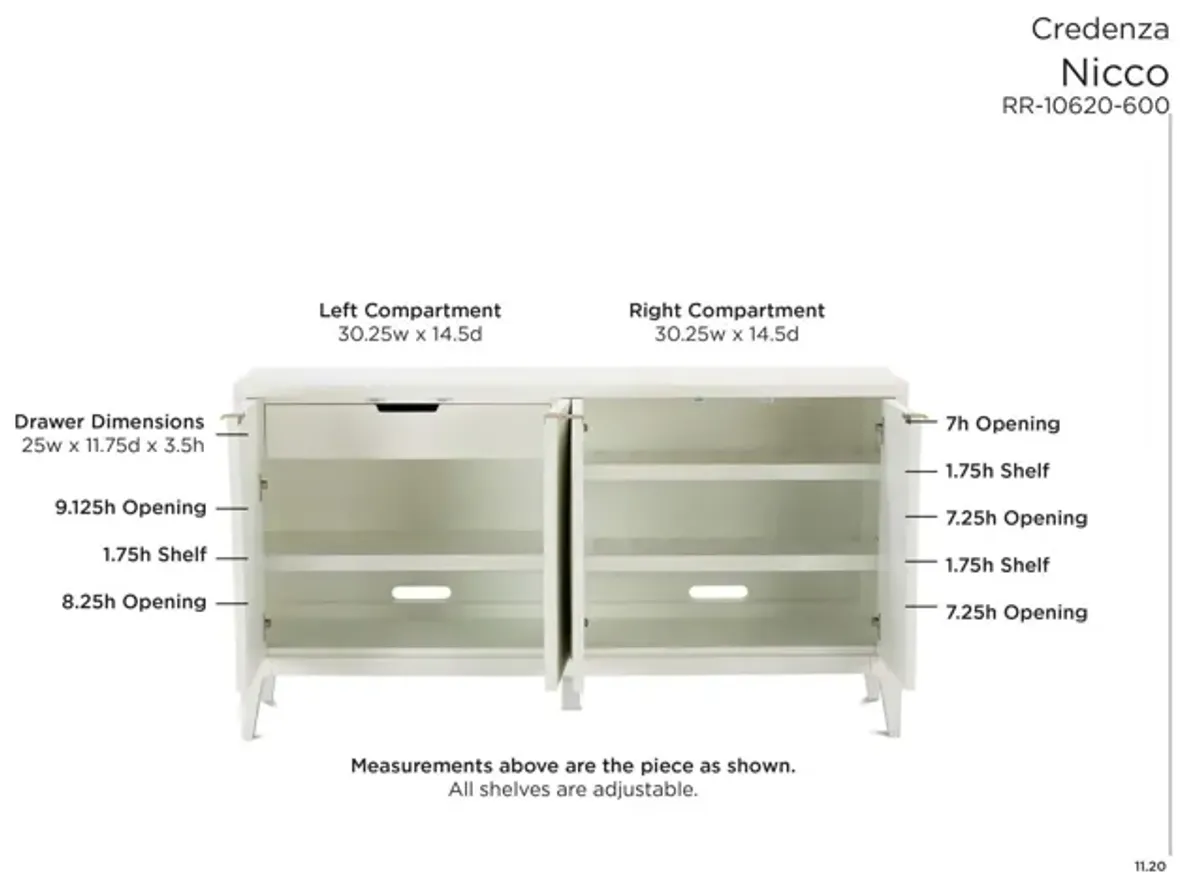 Nicco Credenza by Rowe