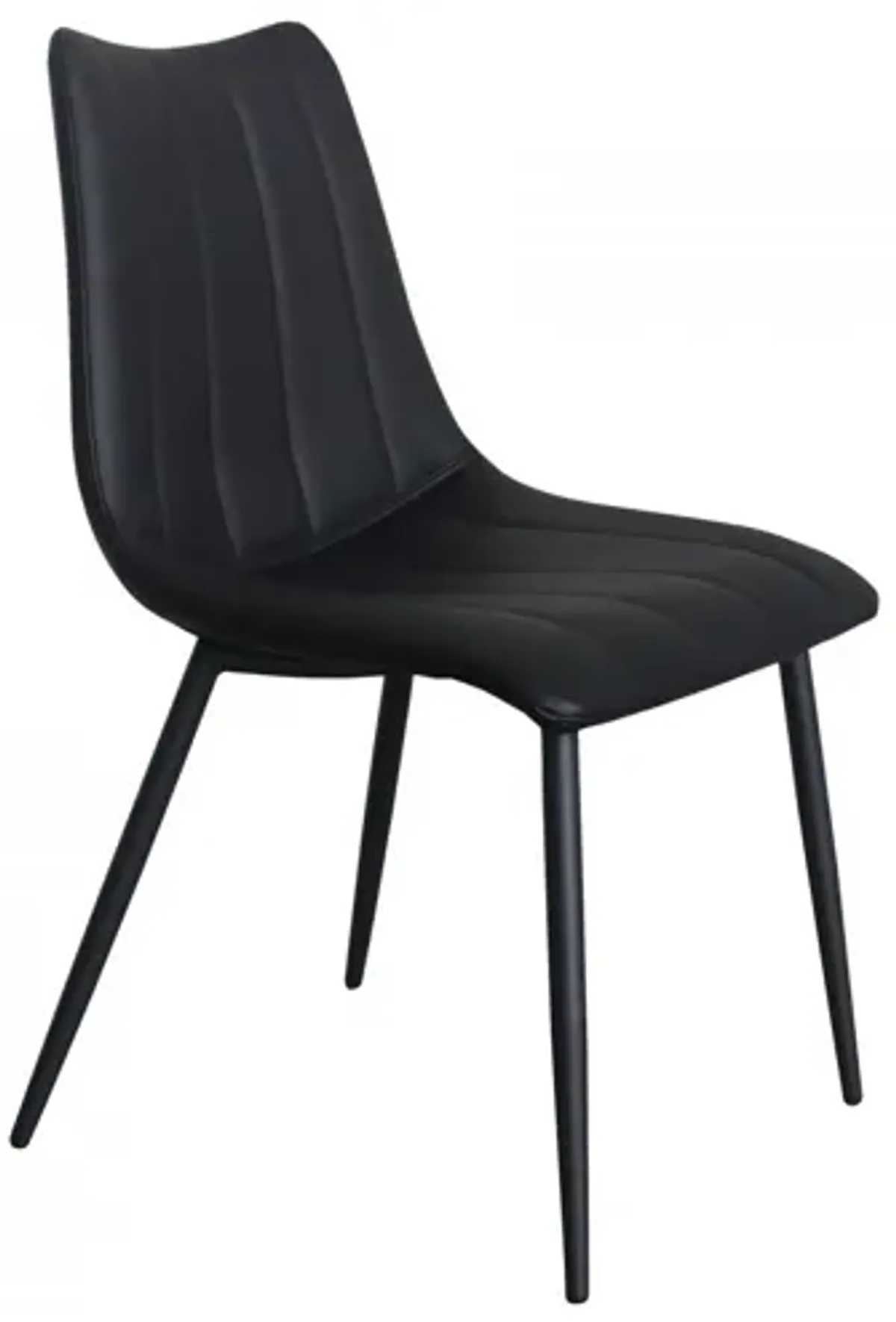 Alibi Dining Chair Matte Black, Set of 2