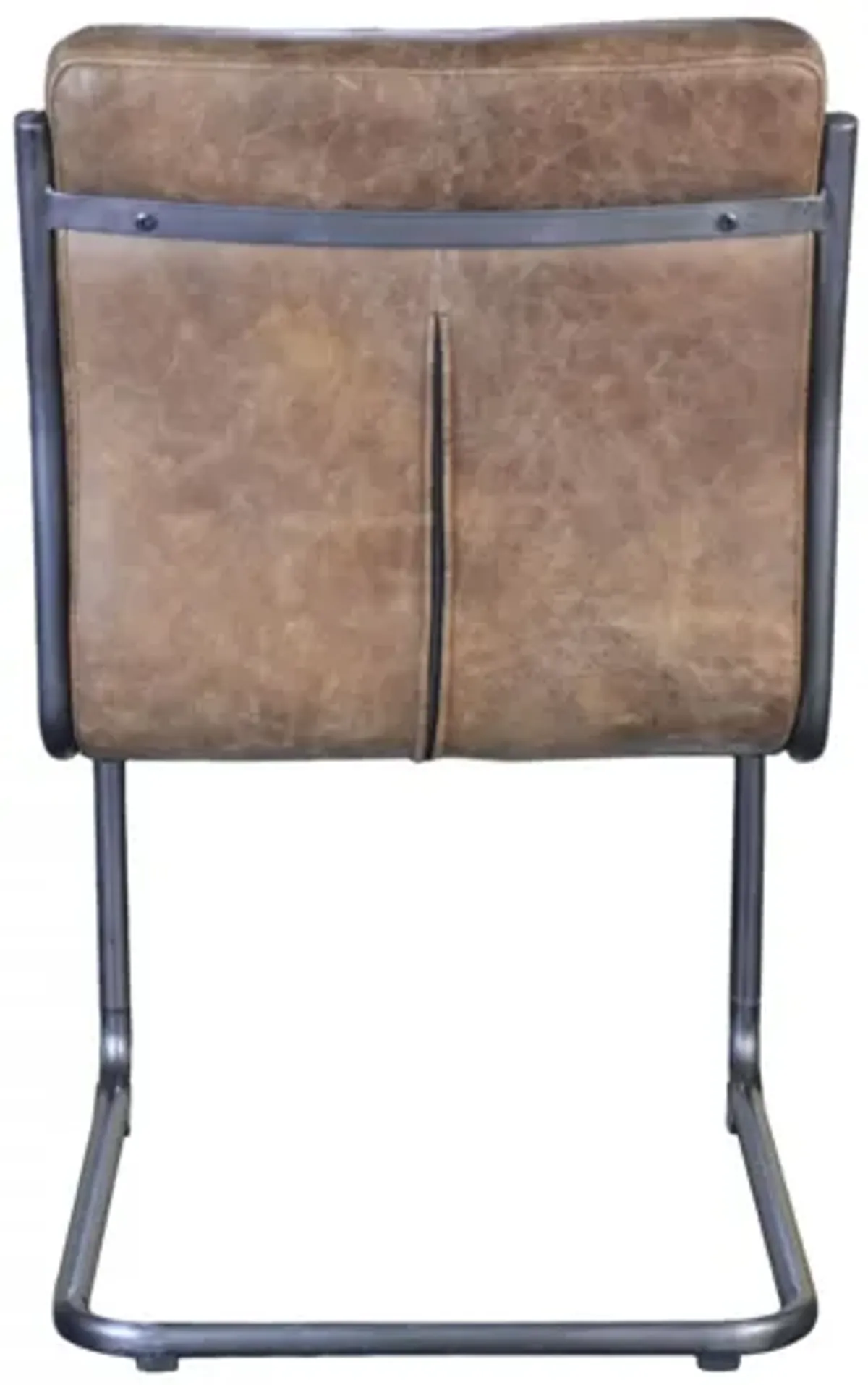 Ansel Dining Chair Grazed Brown Leather, Set of 2